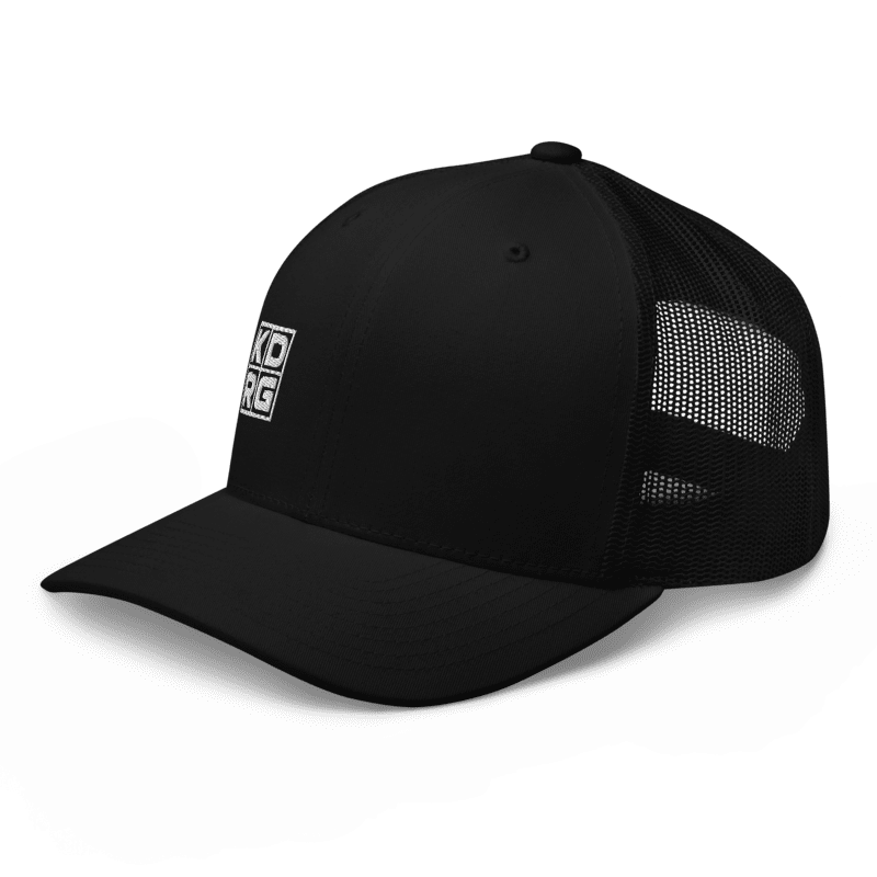 side view Kodak Defense KDRG trucker hat